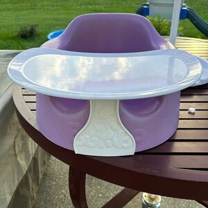 Bumbo seat with tray